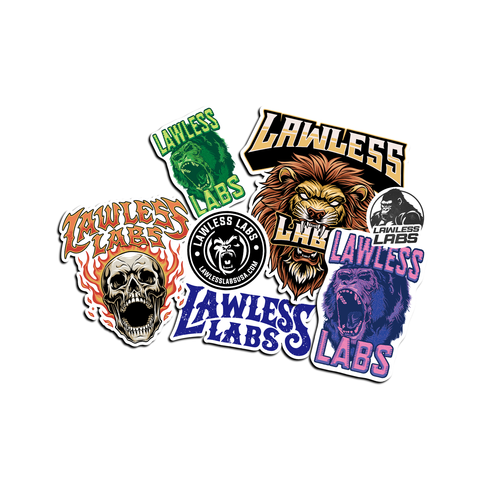 🎁 Lawless Labs Sticker Variety Pack (100% off)