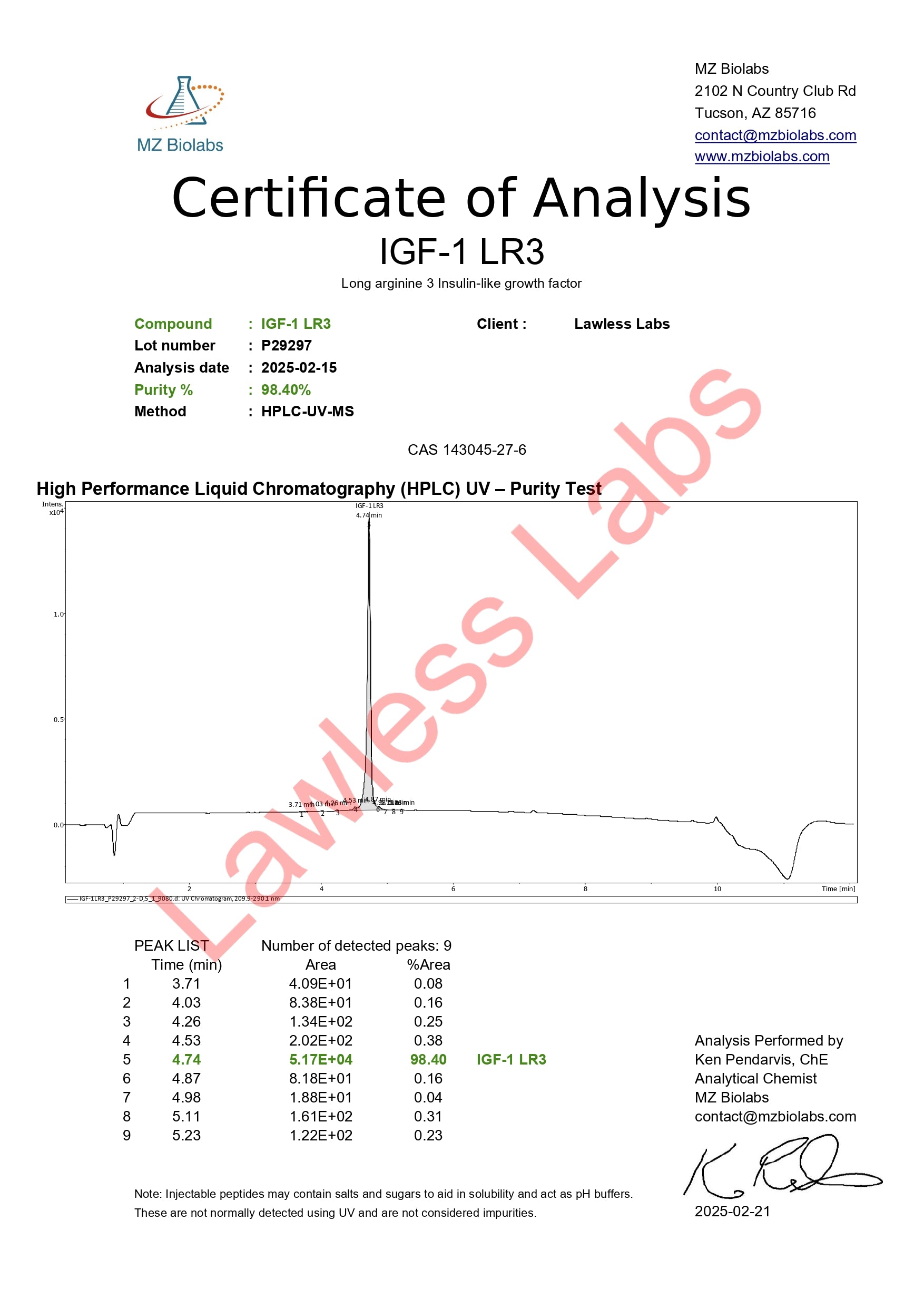 IGF-1LR3 Image 1